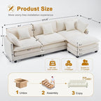 Expandable Modular Sectional Sofa - Image 2