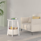 sthmec Small Round Side End Table Set of 2 - Image 4