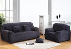 vctops 1-Piece Velvet Plush Stretch Sofa Slipcover - Image 2