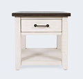 Jofran Madison County Harris End Table, Vintage White by Jofran+Inc.
