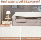 Easy-Going 100% Waterproof Couch Cover, Dual Waterproof Sofa Cover, Stretch - Image 3