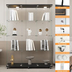 LFT HUIMEI2Y Glass Display Cabinet 12 Shelves - Image 3