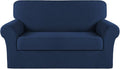 Turquoize Stretch Sofa Slipcover 2 Pieces Sofa Cover Couch Cover by Turquoize