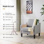 VINGLI Accent Chairs for Living Room Mid Century Modern Chair Sofa Chair - Image 5