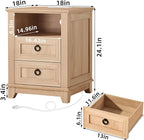 Joaxswe 18" Farmhouse Night Stand - Image 2