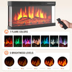 98" Farmhouse TV Stand with 36" Fireplace - Image 3
