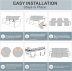 Genina Waterproof Couch Cover for Reclining Sofa - Image 2