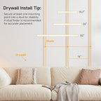 White Oak Floating Shelves for Wall, 24 in Wall Mounted Shelves Perfect for - Image 4