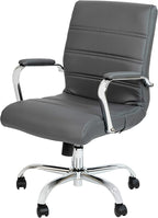 Flash Furniture Whitney Mid-Back Swivel LeatherSoft Desk Chair by FlashFurniture