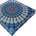 Mandala Floor Pillow Cover Meditation Cushion Seating Throw Hippie Round - Image 4