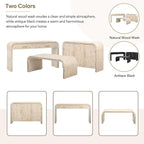 Retro Silhouette Sectional 3-Piece Set Containing Sideboard, Console Table and - Image 6
