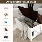 jimeimen Farmhouse Lift Top Coffee Table - Image 3