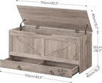 HOOBRO Storage Chest, 43.3" Toy Chest - Image 3