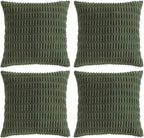 Fancy Homi 4 Packs Decorative Throw Pillow Covers by Fancy+Homi