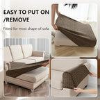 UNBBRRL Stretch Couch Backrest Cushion Cover - Image 4