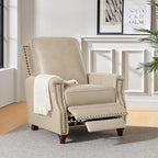 HULALA HOME Genuine Leather Manual Recliner Chairs Set of 2 - Image 3