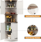 Vabches 64.8" Tall Farmhouse Corner Cabinet - Image 3