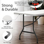 2 Pack of 6 Feet Foldable Table - Image 3