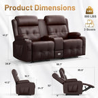 Recliner Sofa Set, RV Wall Hugger Recliners - Image 5