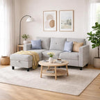 JAMFLY Convertible L-Shaped Sectional Sofa - Image 3