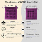 ELFJOY Rocking Chair Cushion Large Rocking Chair Pads - Image 3
