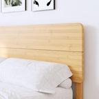 BOSRII 14in High Solid Bamboo Wood Platform Full Size Bed Frame - Image 3