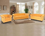 RARZOE 2 Pieces of Living Room Furniture Sofa Sets, Modern Contemporary Tufted - Image 3
