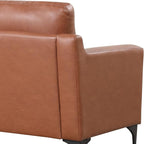 Serta Triton 55.5" Loveseat, Transitional Modern, Dreamcoil Comfort, Metal Legs - Image 7