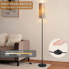 Ruiever Floor Lamp for Living Room, Rattan Boho Floor lamp, Modern Standing lamp - Image 5