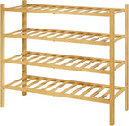 Kitsure Bamboo Wooden Shoe Rack by Kitsure