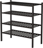 ROMGUAR CRAFT 4 Tier Bamboo Shoe Rack - Image 7