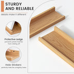 Floating Picture Ledge Shelves Set of 8, 16 Inch Shelves - Image 4