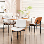 YaFiti Dining Chairs Set of 8, Dining Room and Kitchen Chairs, Mid Century - Image 9