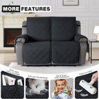 TAOCOCO 100% Waterproof Loveseat Recliner Cover, Non Slip Split Loveseat Covers - Image 6