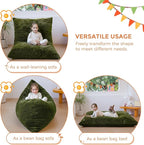 MAXYOYO 3 in 1 Kids Bean Bag Chair, Child Floor Sofa - Image 4