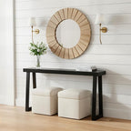 Plank+Beam Solid Wood Console Table, 66 Inch, Sofa Table, Narrow Entryway Table by PlankBeam