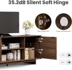 COLAMY TV Stand with Two Doors, Entertainment Center 59" with Adjustable - Image 5