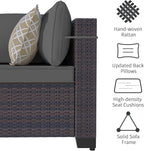 Outdoor Terrace Furniture Set, 15 Piece Outdoor Furniture Set, - Image 4