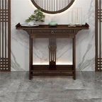 Asian Console Table for Entryway, Hallway or Living Room, Narrow Long Sofa Table by Unknown