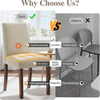Dining Chairs Set of 2, Modern Dining Room Chairs - Image 5