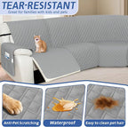 Arfntevss Recliner Sectional Couch Covers Waterproof L Shape Sofa Cover - Image 5