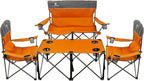 Camping Chair Set of 3, Outdoor Folding Camping Chairs by CAMPHILL