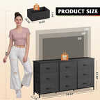 WLIVE 54''W Dresser for Bedroom, 65 inch TV, Wide Chest of Drawers - Image 3