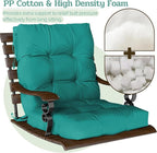 Outdoor Chair Cushions Set of 2, High Back Soft Seat Pad - Image 4