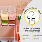 Metal Tank Top Hanger 2 Pack, Space Saving Bra Organizer - Image 5