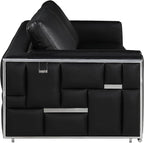 Blackjack Furniture Catania Modern Top Grain Italian Leather Sofa Set - Image 3