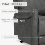 KISLOT Leather Recliner Chair Set of 2, Wall Hugger RV Recliners - Image 6