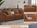 EASE MOOSE Oversized Sectional Modular Sofa, Chenille Large u Shape Sectional - Image 6
