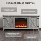YESHOMY Fireplace TV Stand - Image 5