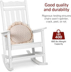 Stoog Outdoor Rocking Chairs Set of 4, All-Weather Resistant Porch Rocker - Image 4